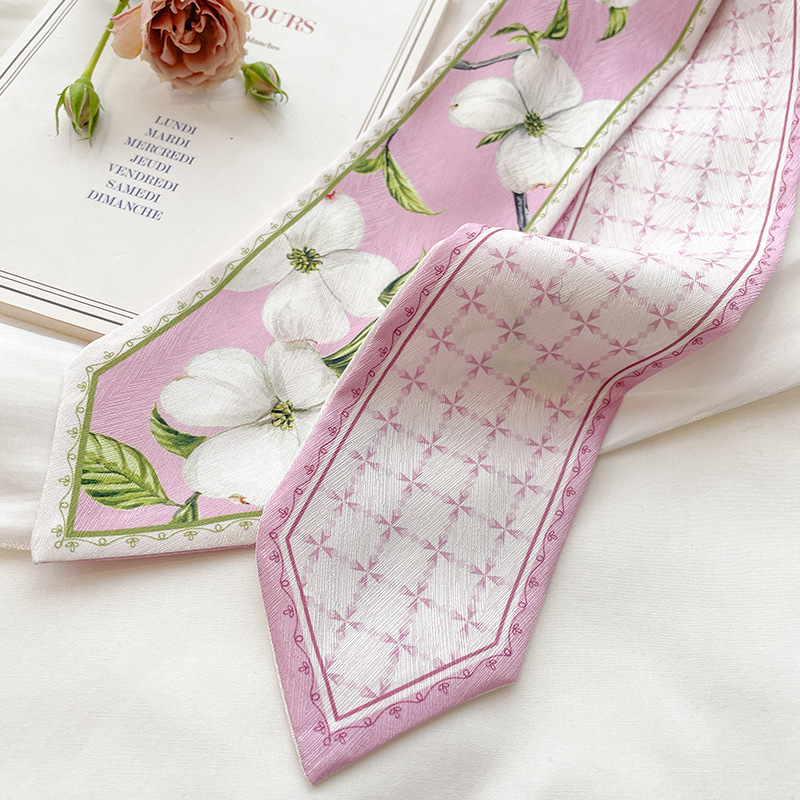 Kore ipek saten uzun eşarp kad - Silk Neck Scarf incelemesi ve fiyatı