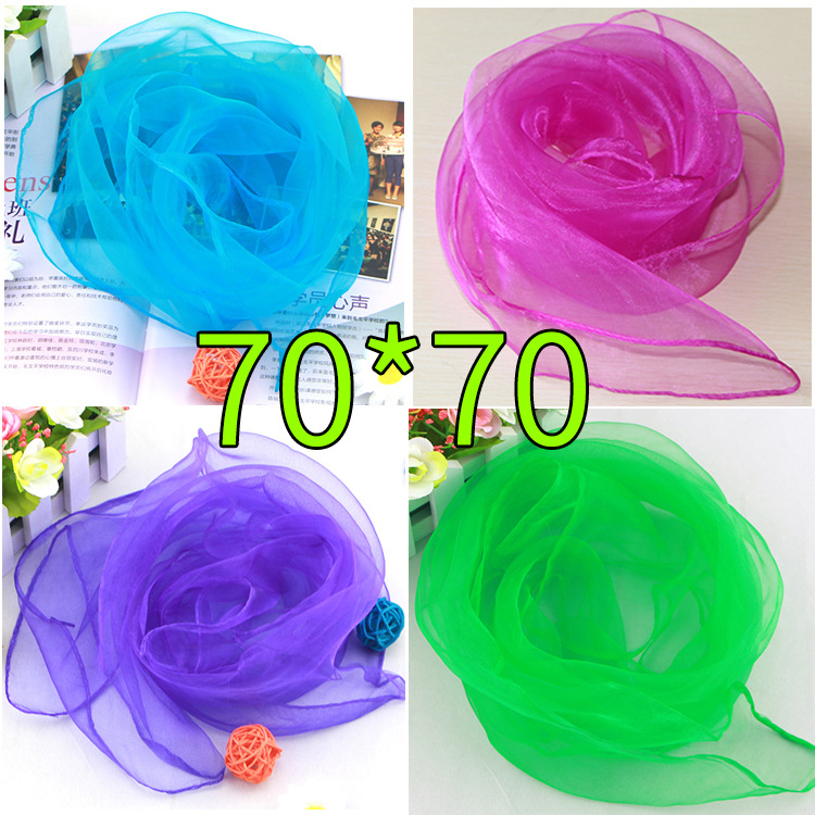 Düz renk şifon küçük ipek eşar - Scarf Silk Square incelemesi ve fiyatı