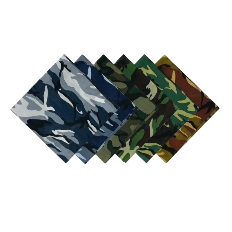 53x53cm açık kamuflaj Bandana  - Bandana Cotton incelemesi ve fiyatı