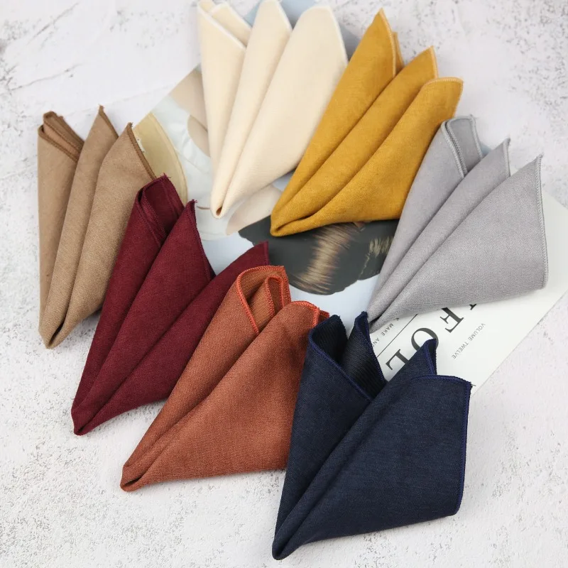24 cm erkek iş cep karesi düz  - Pocket Square Set incelemesi ve fiyatı